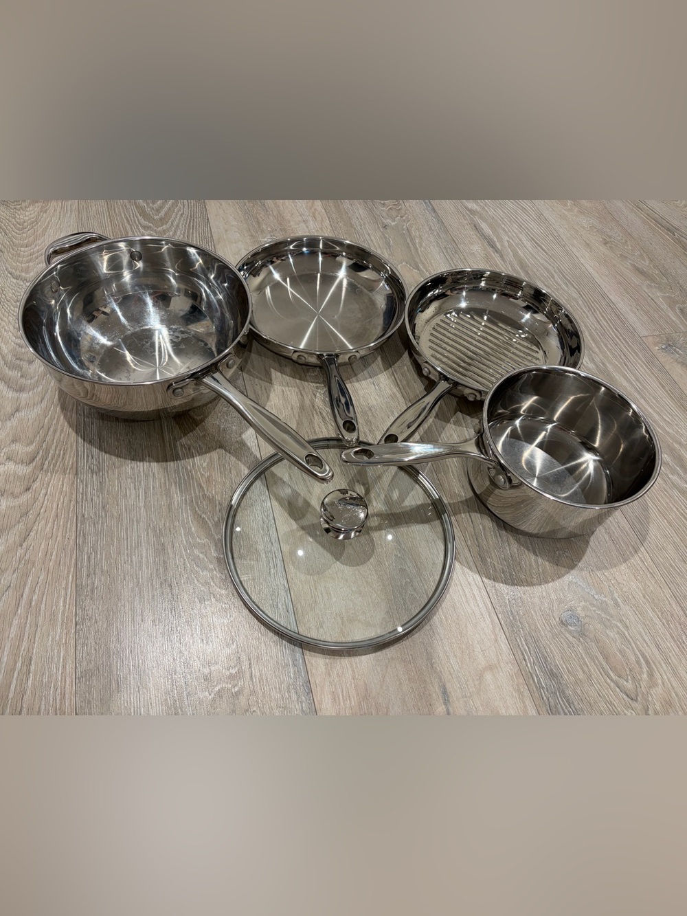 Wolfgang puck BISTRO ELTE COLLECTION bundle Stainless Steel Cookware